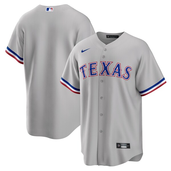 Men's Texas Rangers Nike Gray Road Replica Team Jersey