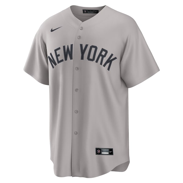Men's New York Yankees Nike Gray Road Replica Jersey
