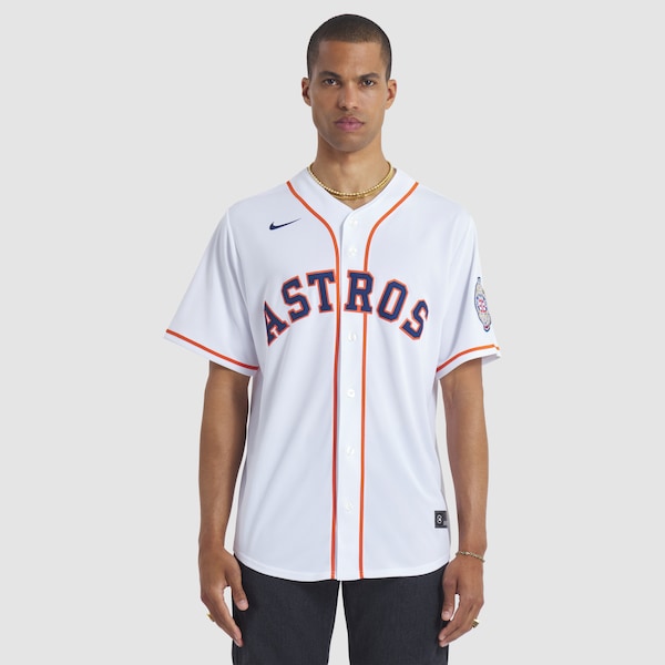 Men's Houston Astros Billy Wagner Nike White 2025 Baseball Hall of Fame Name & Number Retired Replica Jersey