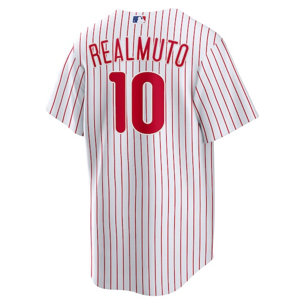 Men's Philadelphia Phillies JT Realmuto Nike White Home Replica Player Name Jersey