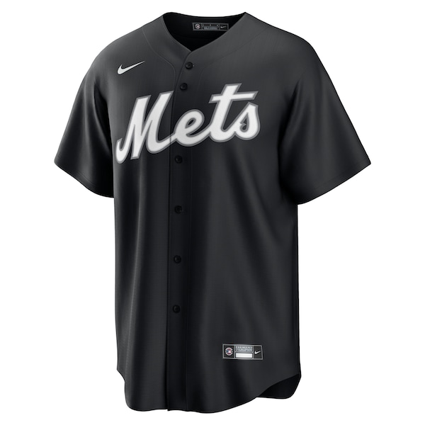 Men's New York Mets Pete Alonso Nike Black Replica Player Jersey