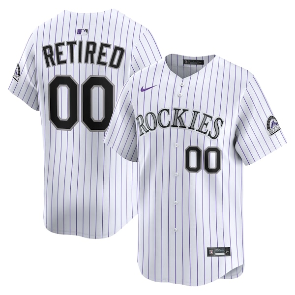 Men's Colorado Rockies Nike White Home Limited Pick-A-Player Retired Roster Jersey