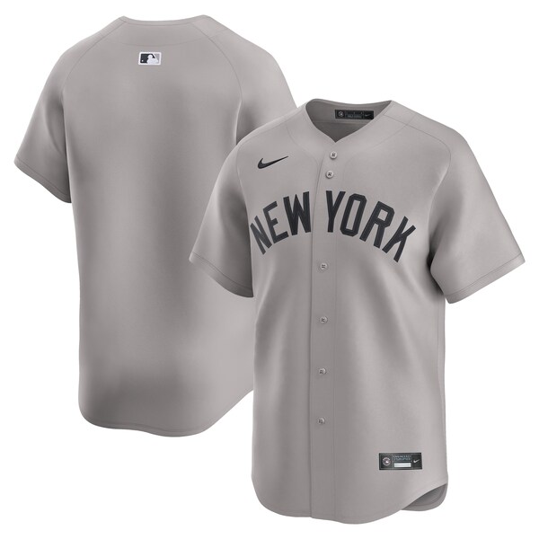 Men's New York Yankees Nike Gray Road Limited Jersey