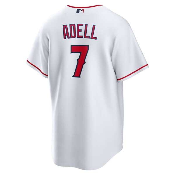 Men's Los Angeles Angels Jo Adell Nike White Home Replica Jersey