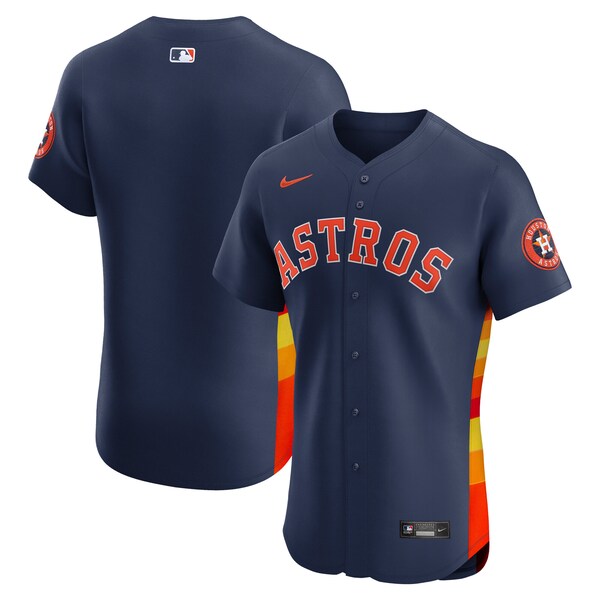 Men's Houston Astros Nike Navy Alternate 2 Elite Jersey