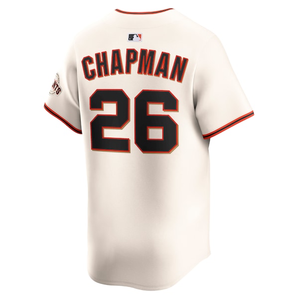 Men's San Francisco Giants Matt Chapman Nike Cream Home Limited Player Jersey