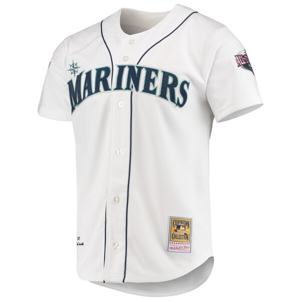 Men's Seattle Mariners Ichiro Suzuki Mitchell & Ness White 2001 MLB All-Star Game Cooperstown Collection Authentic Jersey