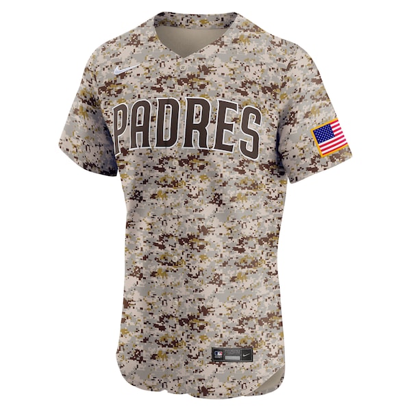 Men's San Diego Padres Nike Camo Alternate 2 Elite Jersey