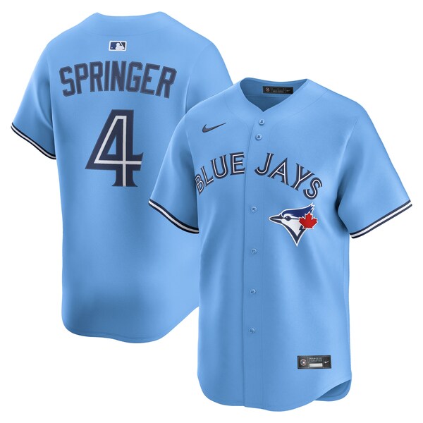 Men's Toronto Blue Jays George Springer Nike Powder Blue Alternate 2 Limited Jersey