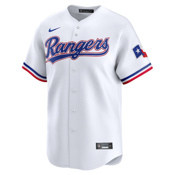 Men's Texas Rangers Kumar Rocker Nike White Home Limited Player Jersey