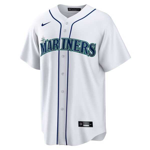 Men's Seattle Mariners Luis Castillo Nike White Home Replica Jersey