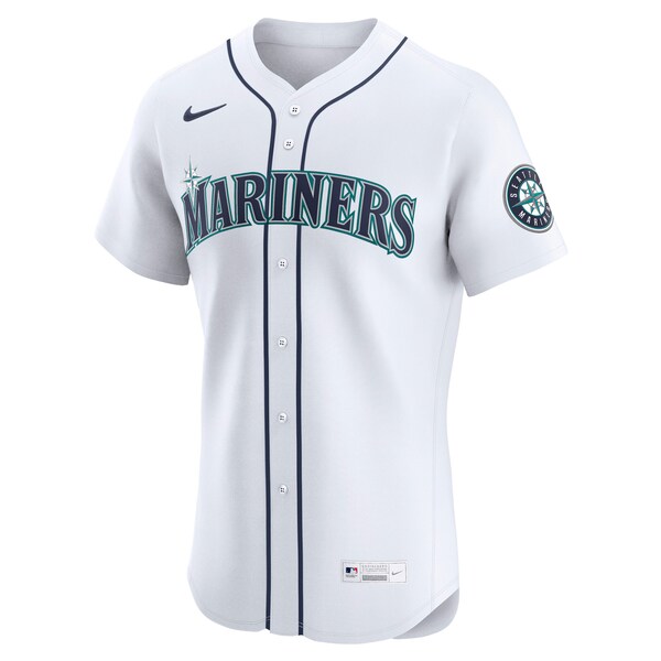 Men's Seattle Mariners Julio Rodríguez Nike White Home Elite Jersey