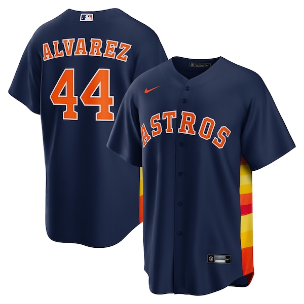 Men's Houston Astros Yordan Alvarez Nike Navy Alternate 2 Replica Jersey