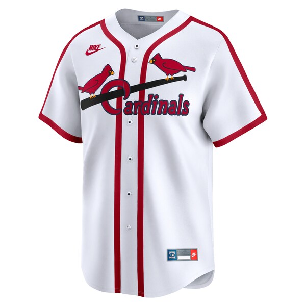 Men's St. Louis Cardinals Nike White Cooperstown Collection Limited Jersey