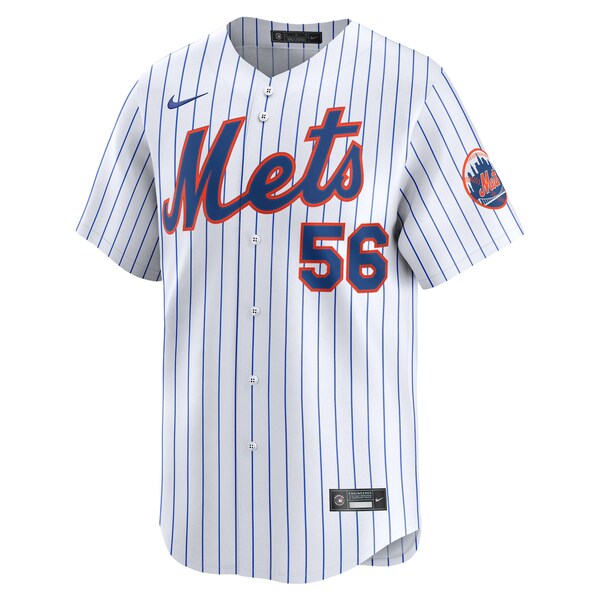 Men's New York Mets Ryan Helsley Nike White Home Limited Player Jersey