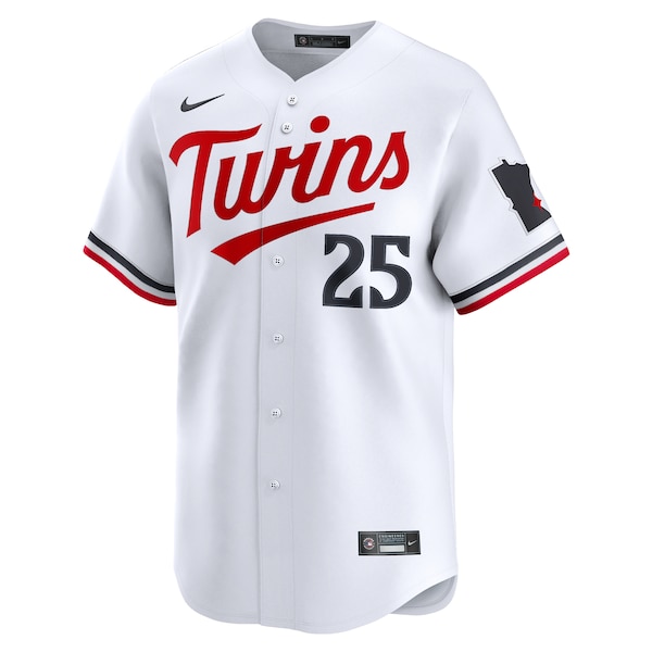 Men's Minnesota Twins Byron Buxton Nike White Home Limited Player Jersey