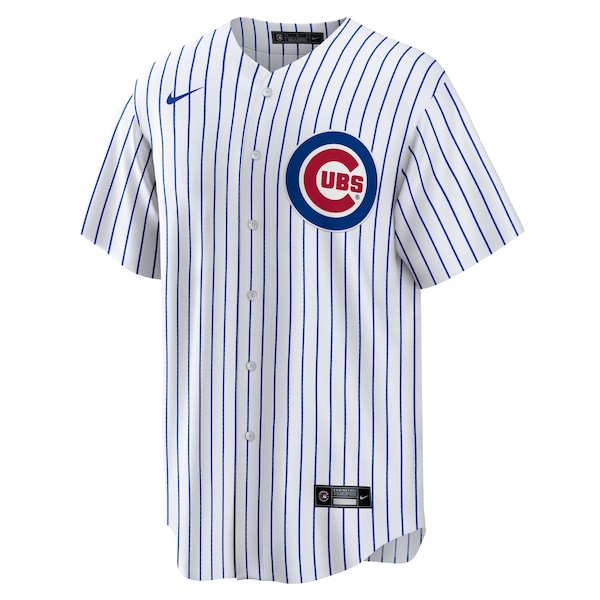 Men's Chicago Cubs Nike White Home Replica Team Jersey