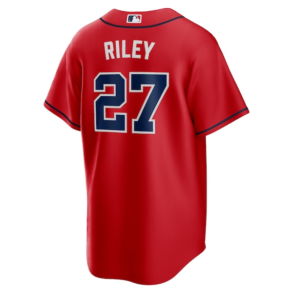 Men's Atlanta Braves Austin Riley Nike Red Alternate 2 Replica Jersey
