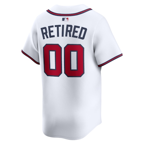 Men's Atlanta Braves Nike White Home Limited Pick-A-Player Retired Roster Jersey