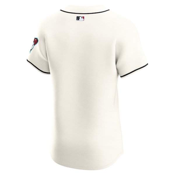Men's Arizona Diamondbacks Nike Cream Elite Jersey