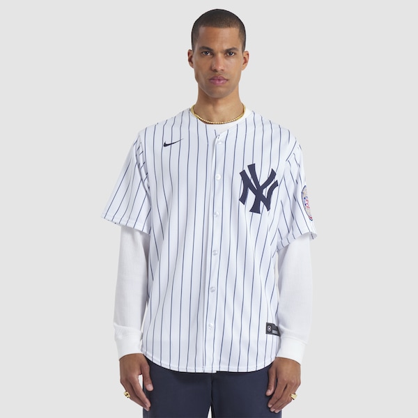 Men's New York Yankees Ichiro Suzuki Nike White 2025 Baseball Hall of Fame Name & Number Retired Replica Jersey