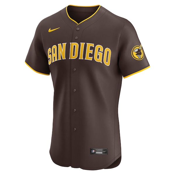Men's San Diego Padres Nike Brown Alternate Elite Jersey
