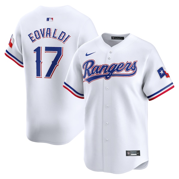 Men's Texas Rangers Nathan Eovaldi Nike White Home Limited Player Jersey