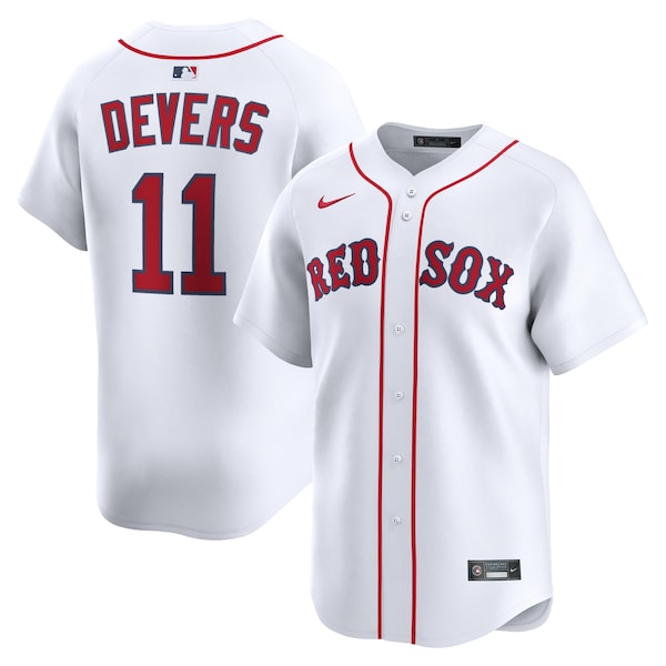 Men's Boston Red Sox Rafael Devers Nike White Home Limited Player Jersey