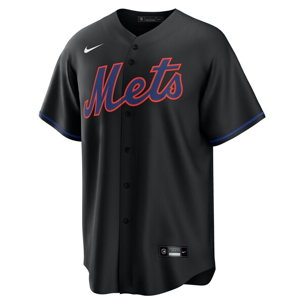 Men's New York Mets Francisco Lindor Nike Black Alternate Replica Jersey