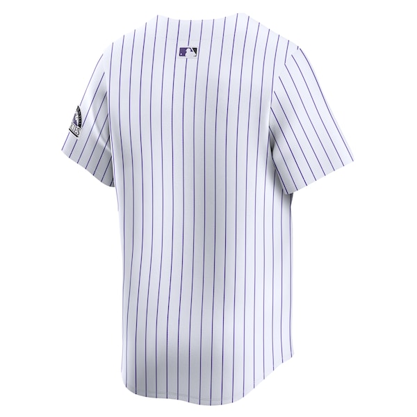 Men's Colorado Rockies Nike White Home Limited Player Jersey