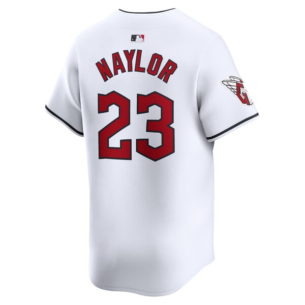 Men's Cleveland Guardians Bo Naylor Nike White Home Limited Player Jersey