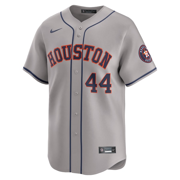 Men's Houston Astros Yordan Alvarez Nike Gray Away Limited Player Jersey