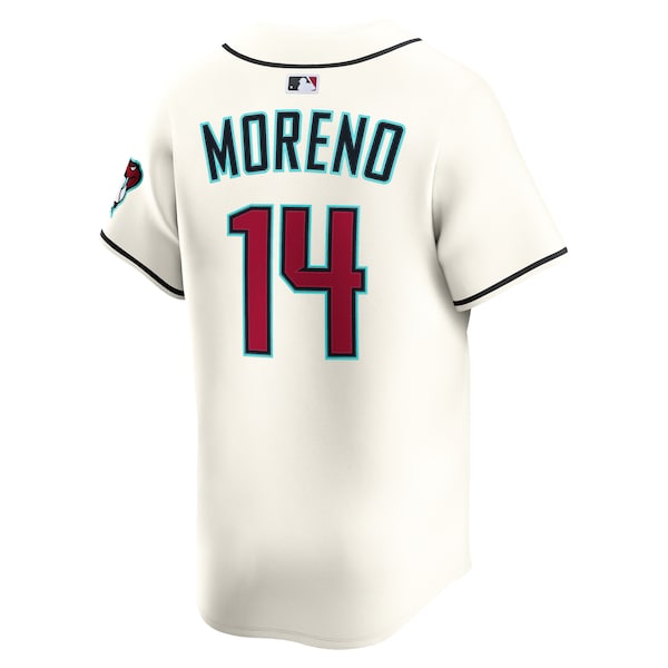 Men's Arizona Diamondbacks Gabriel Moreno Nike Cream Home Limited Player Jersey