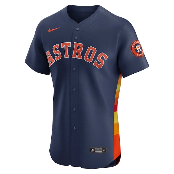 Men's Houston Astros Jose Altuve Nike Navy Alternate Elite Player Jersey