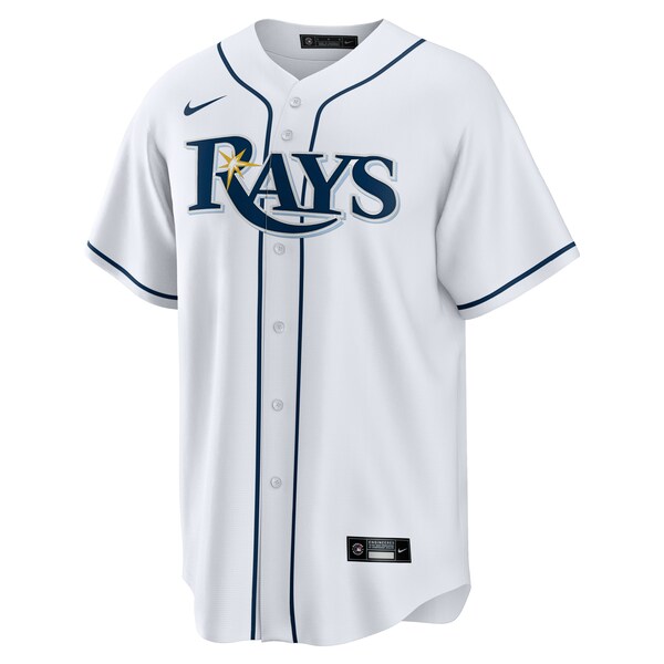 Men's Tampa Bay Rays Yandy Díaz Nike White Home Replica Player Jersey
