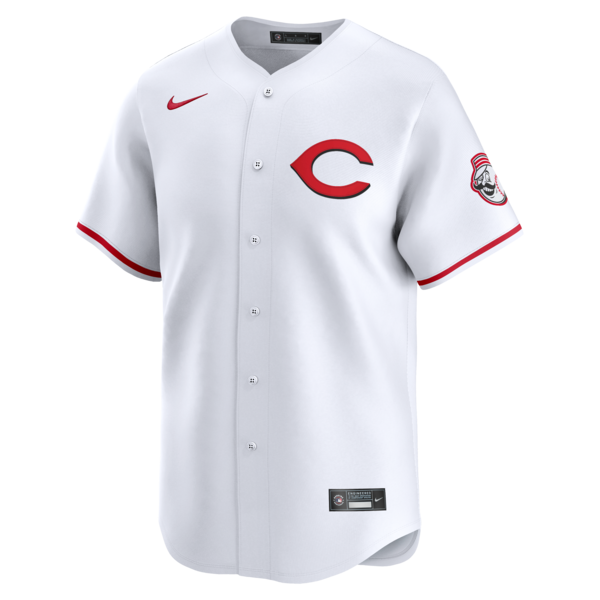 Men's Cincinnati Reds Elly De La Cruz Nike White Alternate 2 Limited Player Jersey