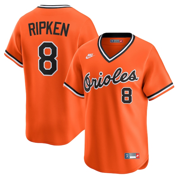 Men's Baltimore Orioles Cal Ripken Sr. Nike Orange Throwback Cooperstown Collection Limited Jersey