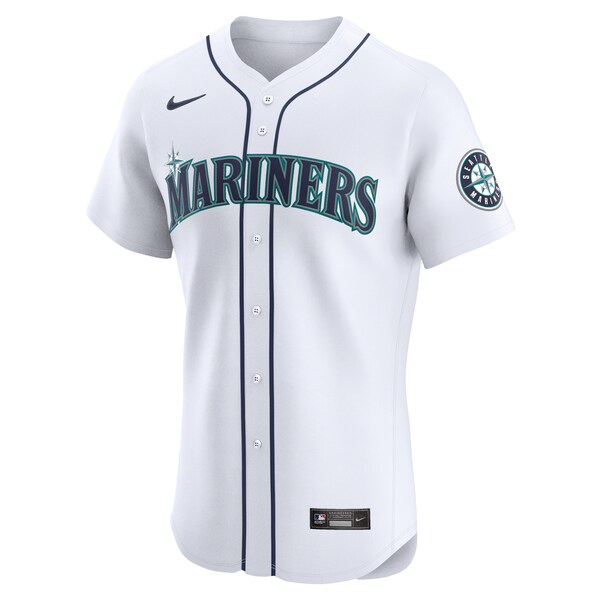 Men's Seattle Mariners Julio Rodríguez Nike White Home Elite Player Jersey
