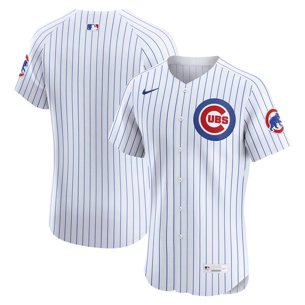 Men's Chicago Cubs Nike White Home Elite Jersey
