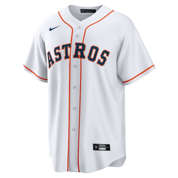 Men's Houston Astros Nike White #1 Dad Home Replica Jersey