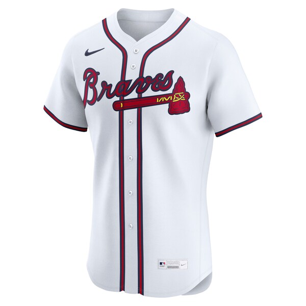 Men's Atlanta Braves Ronald Acu?a Jr. Nike White Home Elite Player Jersey