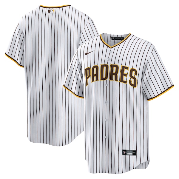 Men's San Diego Padres Nike White Home Blank Replica Jersey