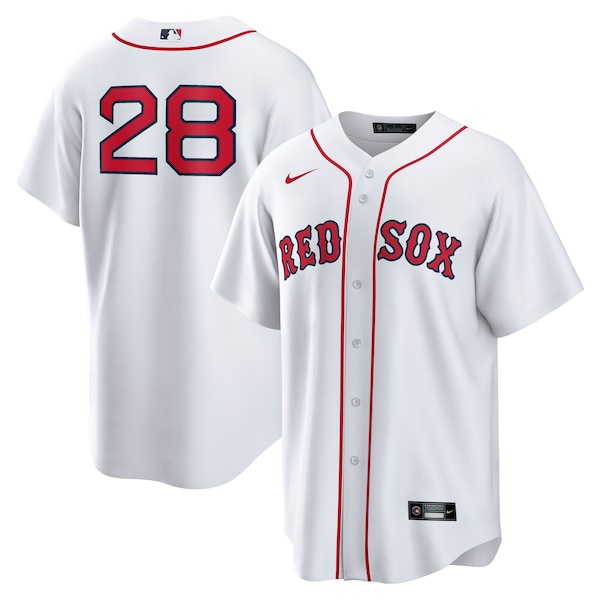 Men's Boston Red Sox Kristian Campbell Nike White Home Replica Jersey