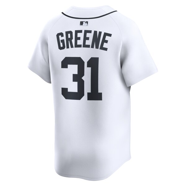 Men's Detroit Tigers Riley Greene Nike White Home Limited Player Jersey