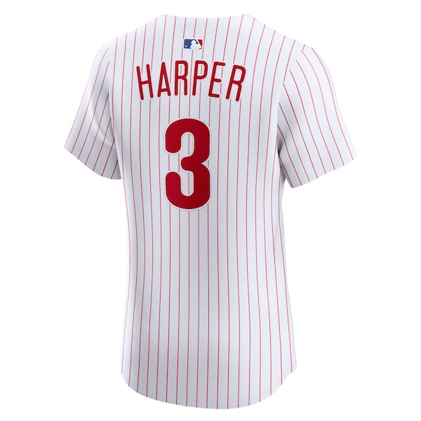 Men's Philadelphia Phillies Bryce Harper Nike White Home Elite Jersey