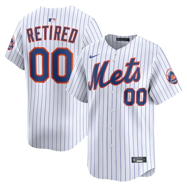 Men's New York Mets Nike White Home Limited Pick-A-Player Retired Roster Jersey