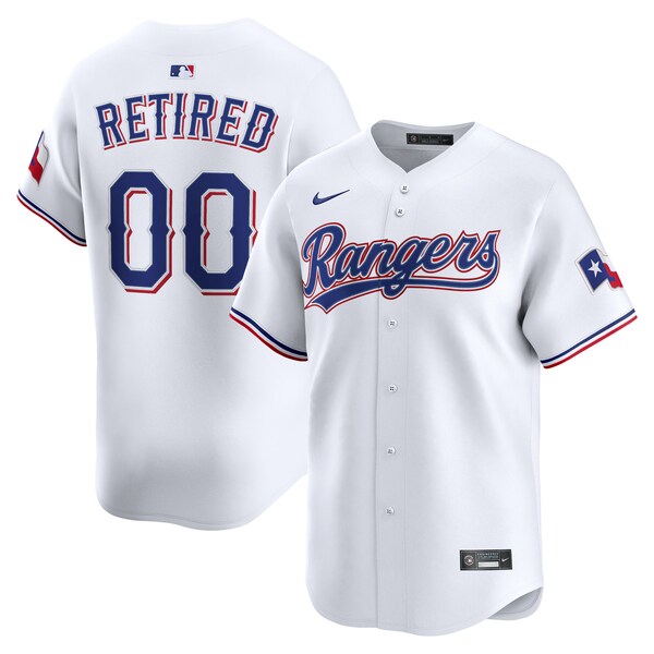 Men's Texas Rangers Nike White Home Limited Pick-A-Player Retired Roster Jersey