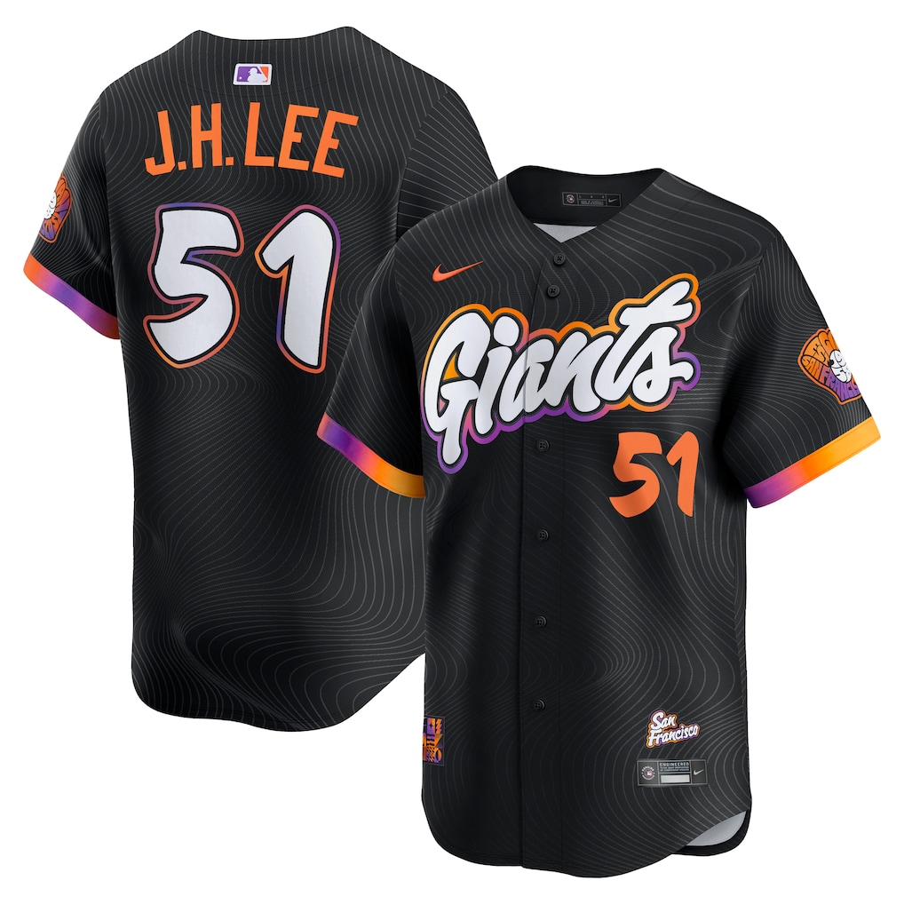 Men's San Francisco Giants Jung Hoo Lee Nike Black 2025 City Connect Limited Jersey