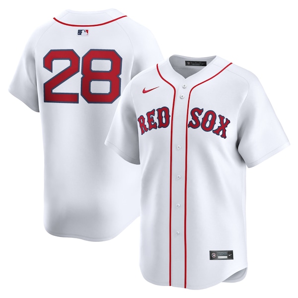 Men's Boston Red Sox Kristian Campbell Nike White Home Limited Jersey