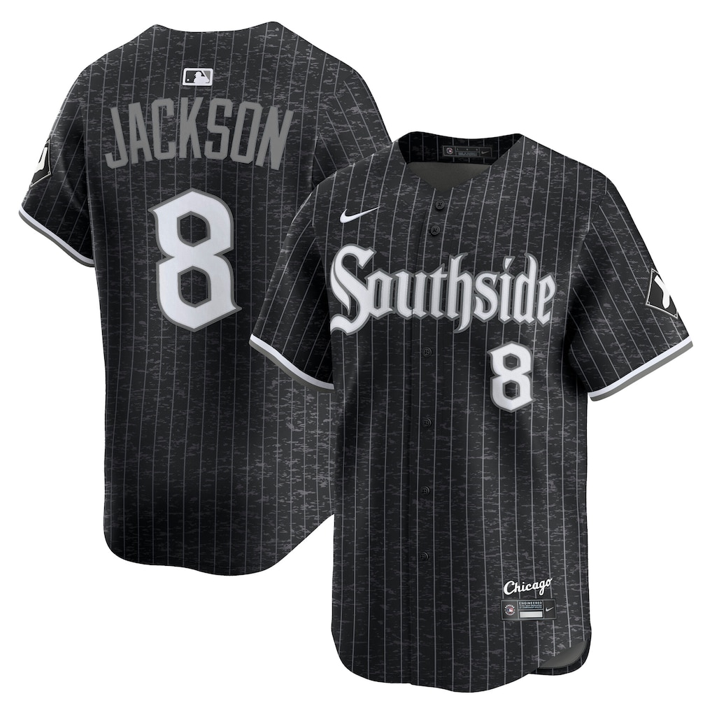 Men's Chicago White Sox Bo Jackson Nike Black City Connect Limited Player Jersey
